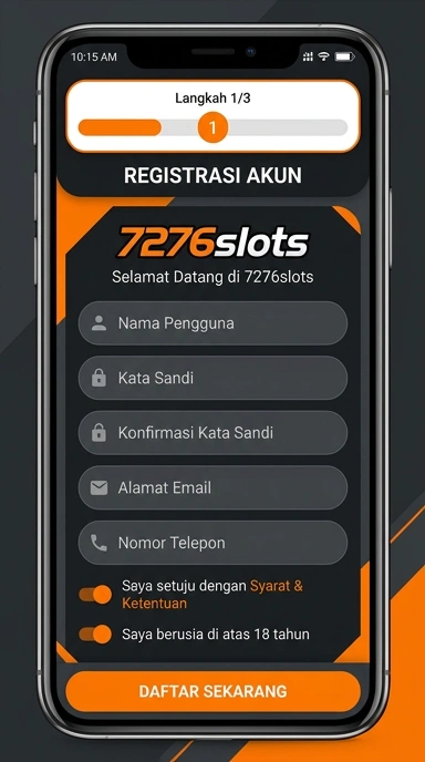 Panduan Registrasi Akun Baru 7276slots