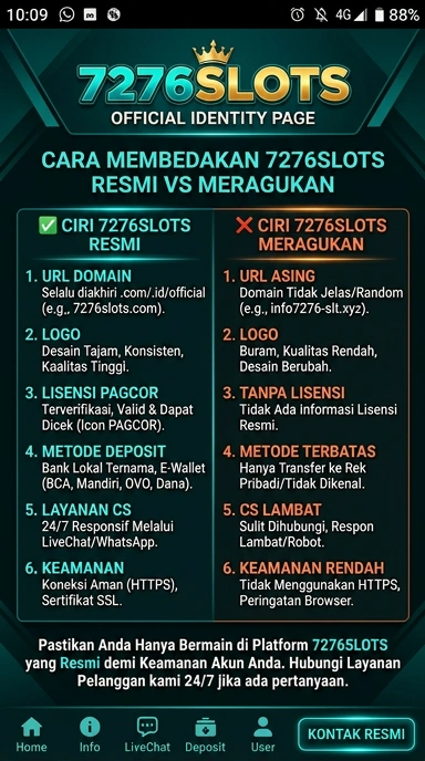 Kanal Resmi Unduh 7276slots untuk Pengguna Android