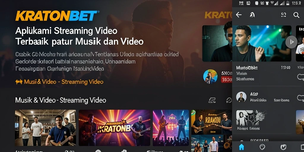Antarmuka intuitif KRATONBET untuk streaming video berkualitas tinggi.